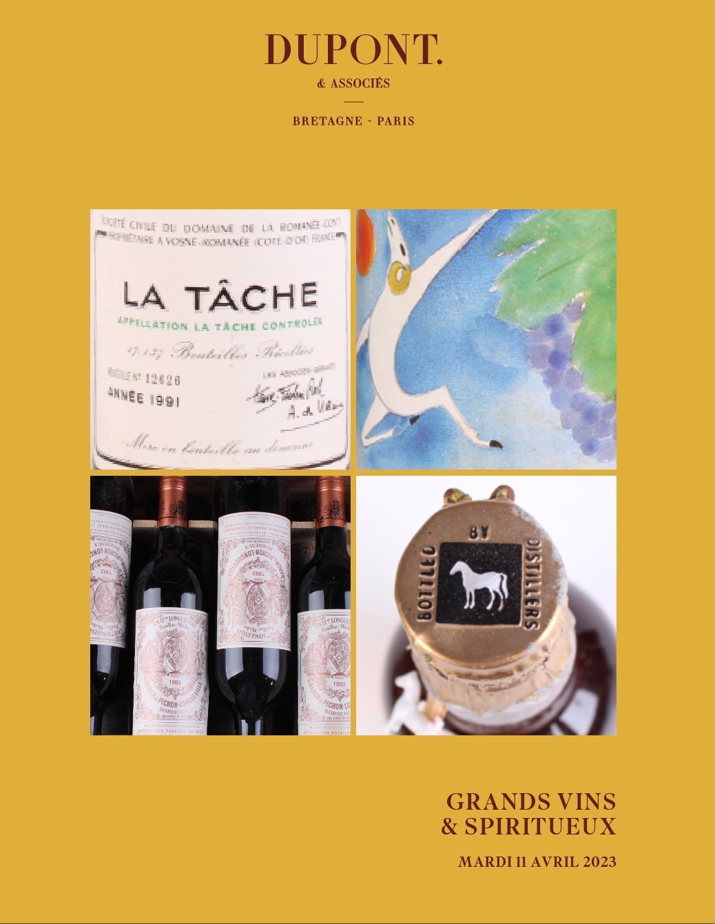 Ensemble de verres à champagne « La vie » – Collection Chantal Lacroix